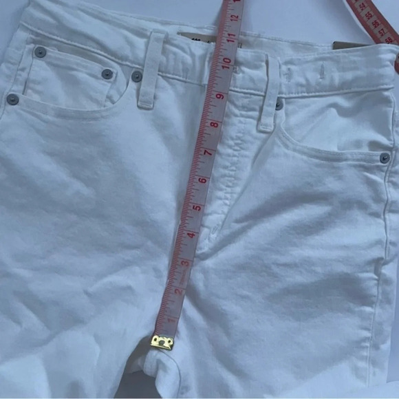 New Madewell The High Rise Perfect Vintage Jean Tile White 24 - Picture 9 of 12